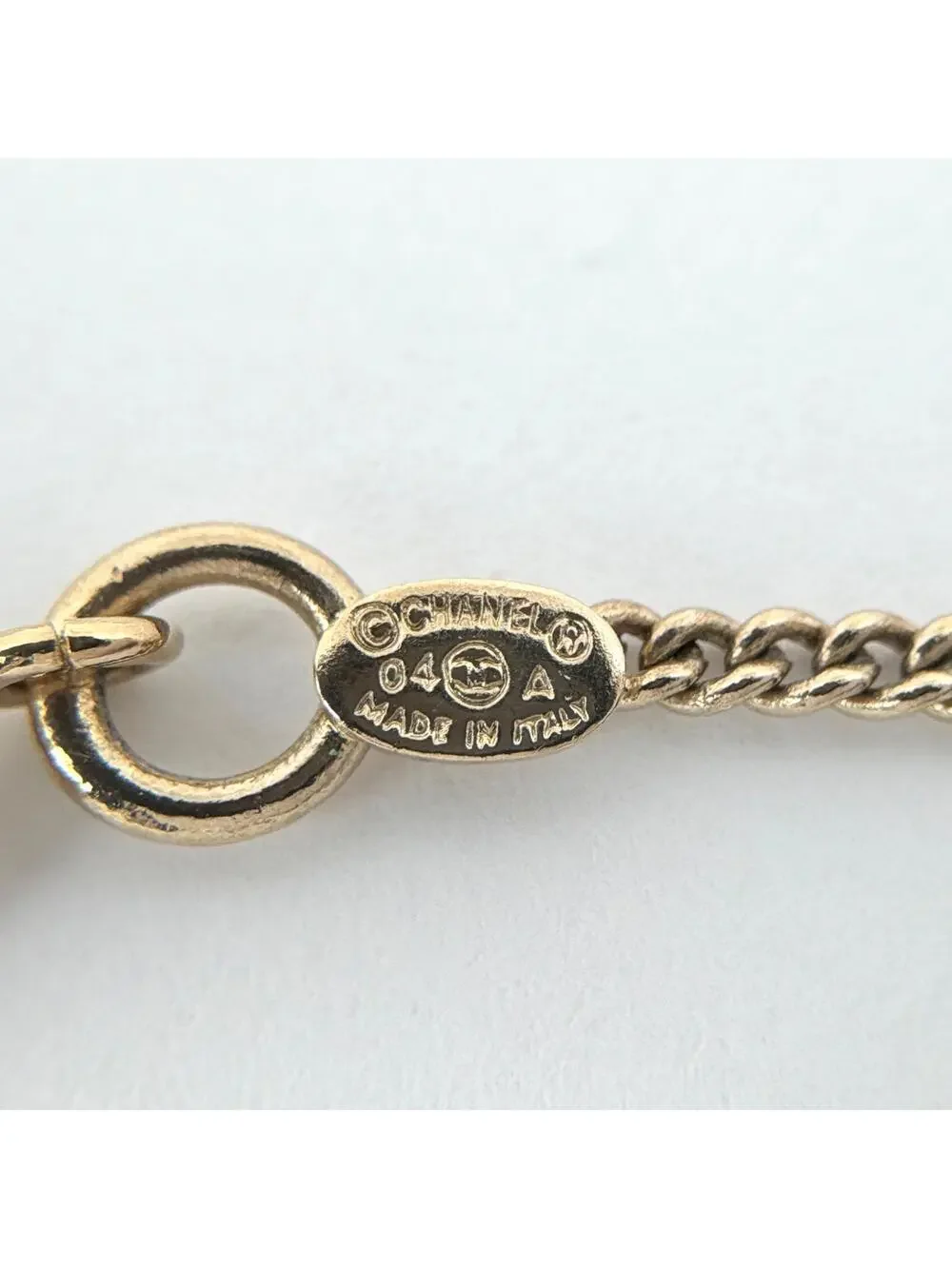 Chanel Cc Logo Pendant Necklace Metal #299770C72B